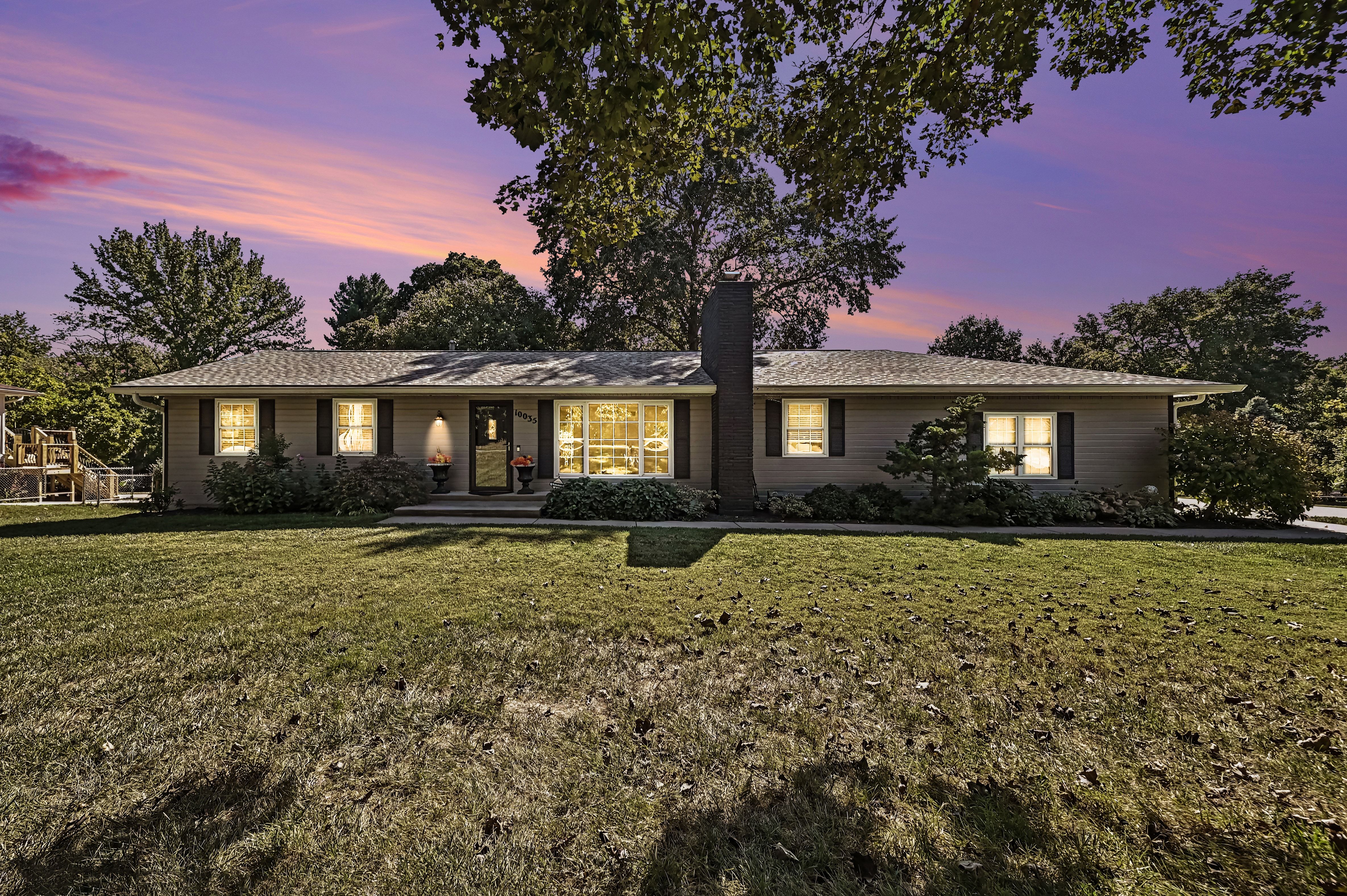 10035 W 55th Street Merriam KS ranch home on 1.42 acres with salt water pool