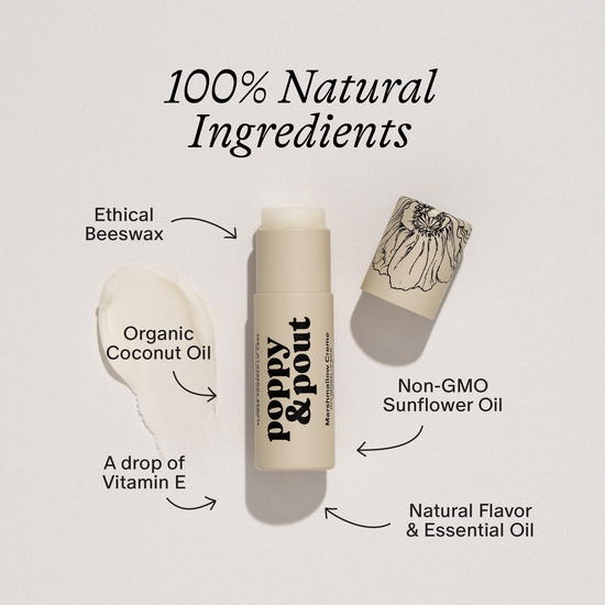 Poppy & Pout Natural Lip Balm