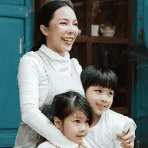 alt="Jessica and her family, satisfied maid service clients in Howard County, MD."