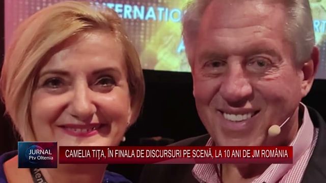 Camelia Tița, în finala de discursuri pe scenă, la 10 ani de JM România