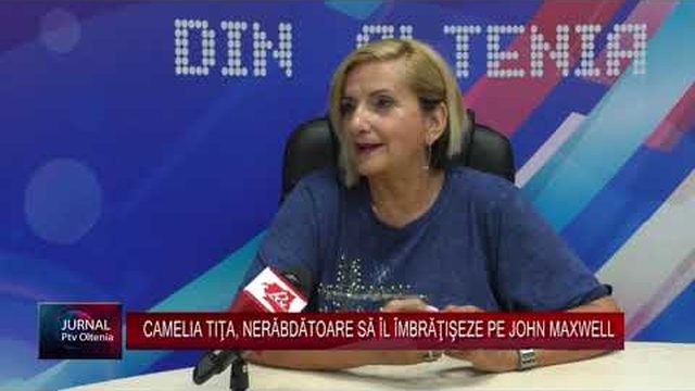 Camelia Tița, nerăbdătoare să îl îmbrățișeze pe John Maxwell