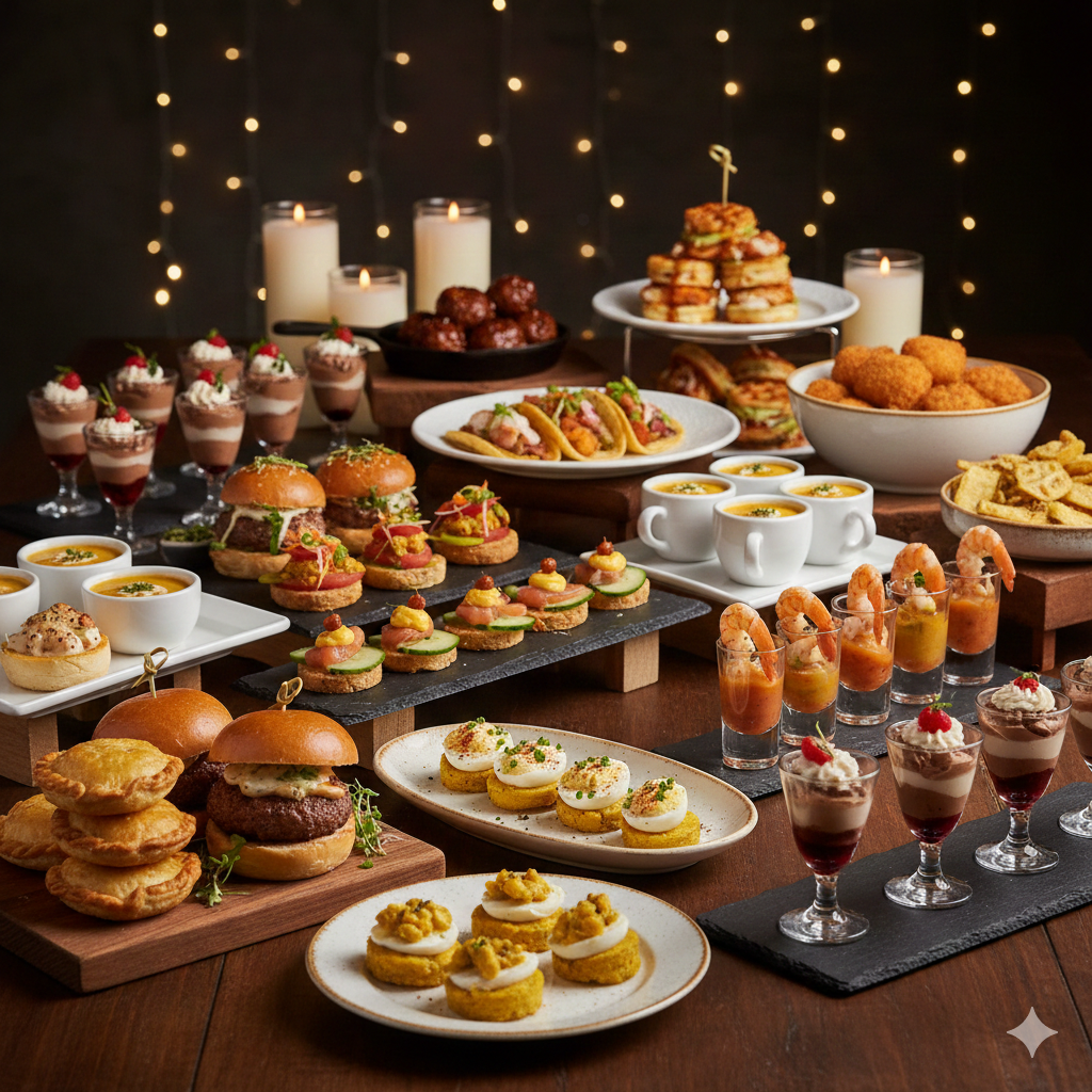 Curated Cocktail Menu Display