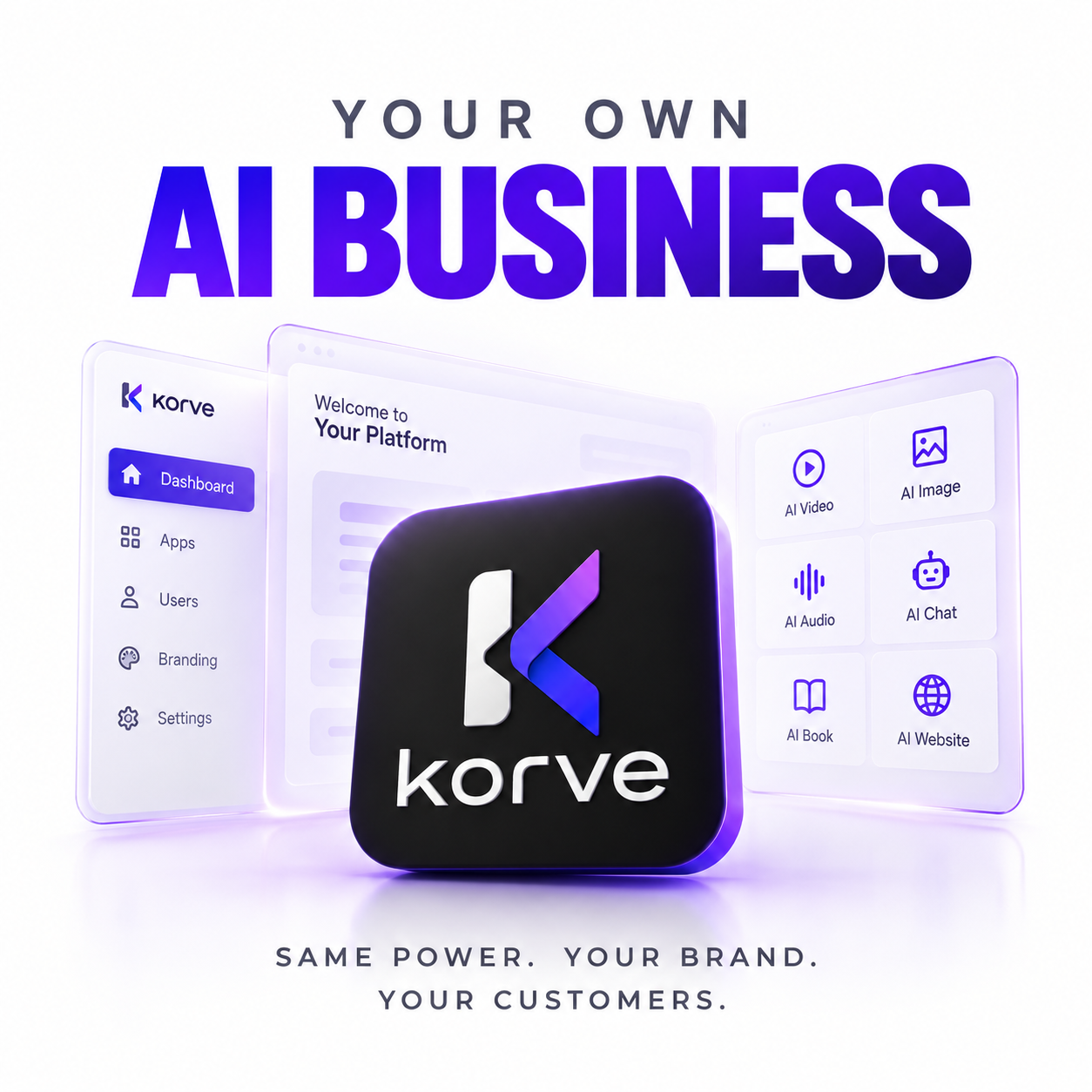 Korve pricing — $47 a month with your first 100 active users included