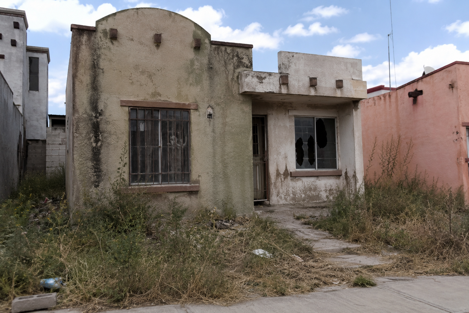 Casa con adeudo antes