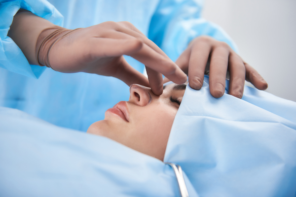 Rhinoplasty surgery, burun estetik ameliyatı