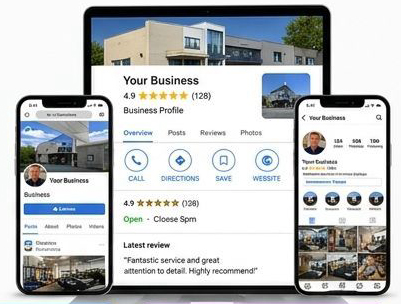 Google Business Profile mockup