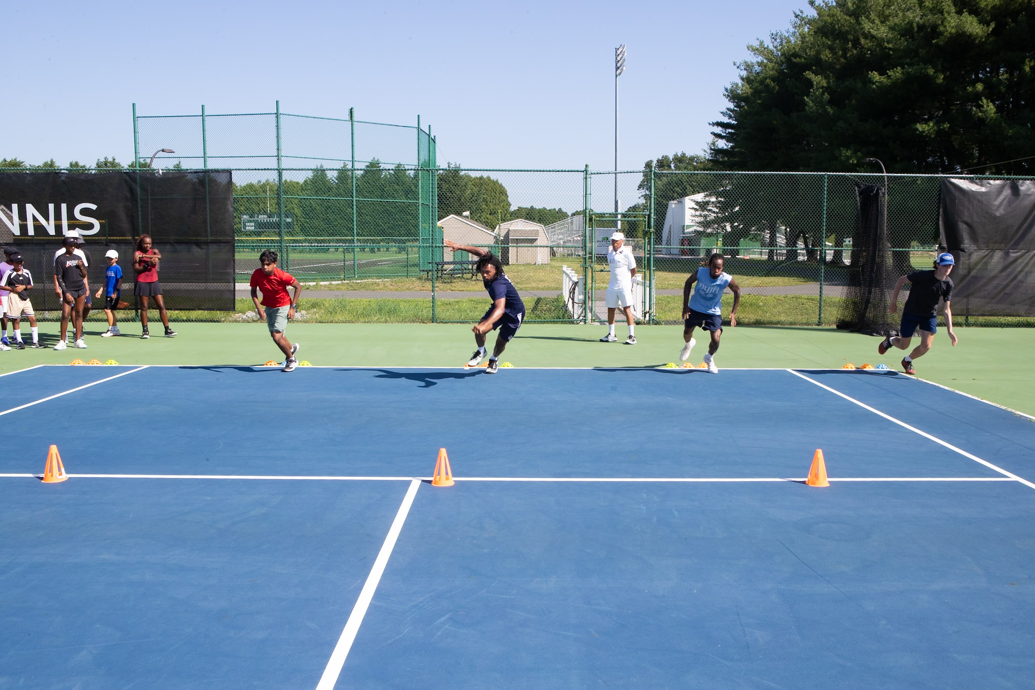 AlSaah Tennis Academy footwork training