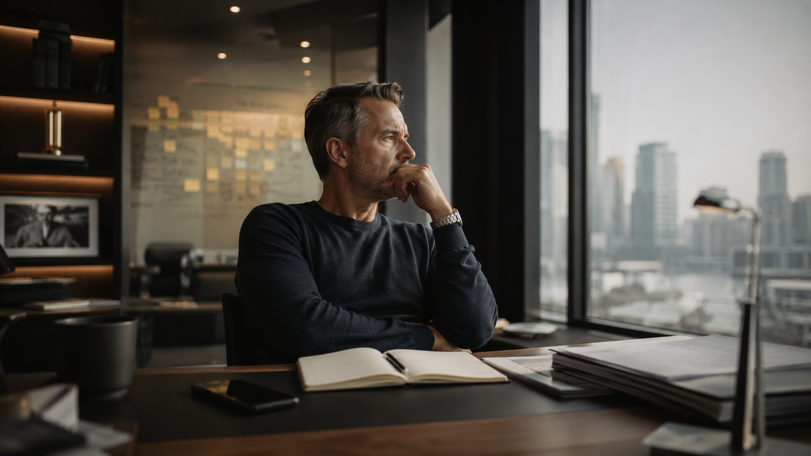 A founder weighing the decision