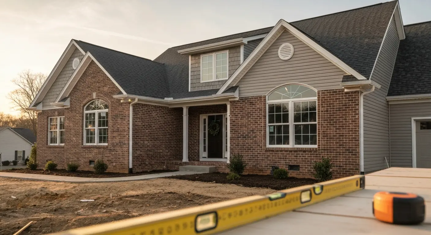 Custom home construction project