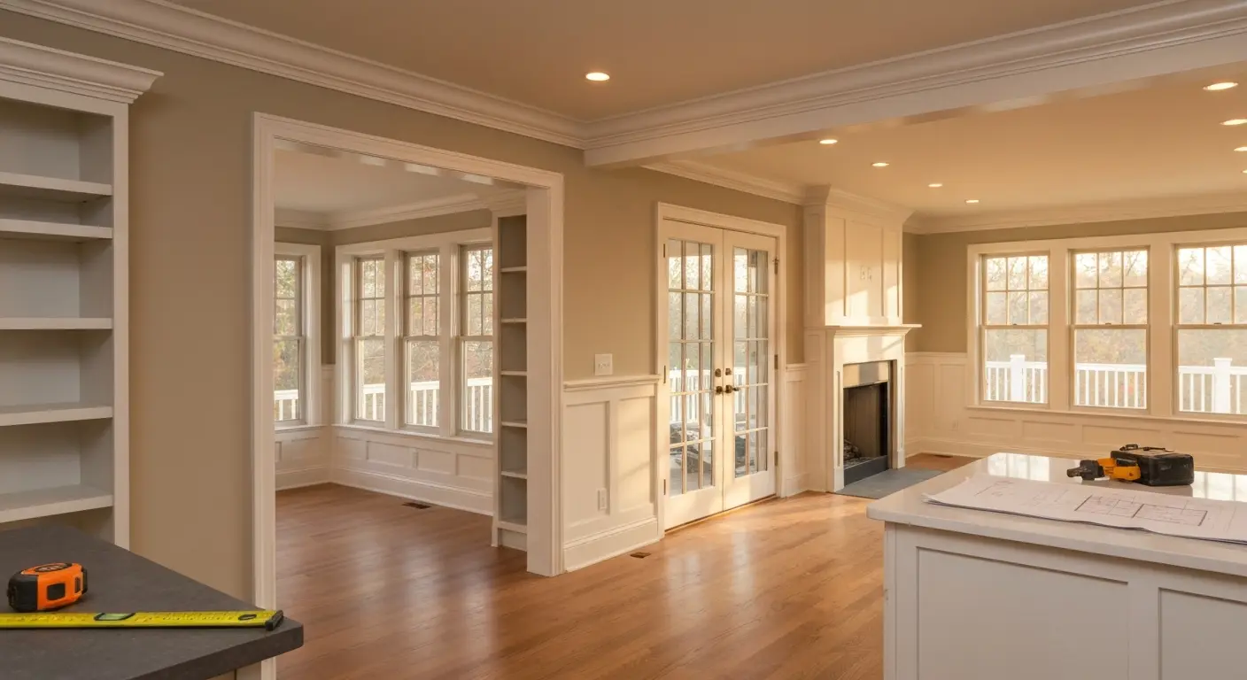 Custom home in Shrewsbury