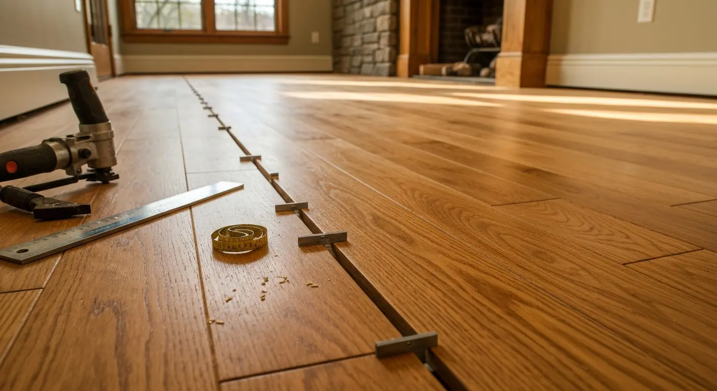 Solid hardwood flooring installation