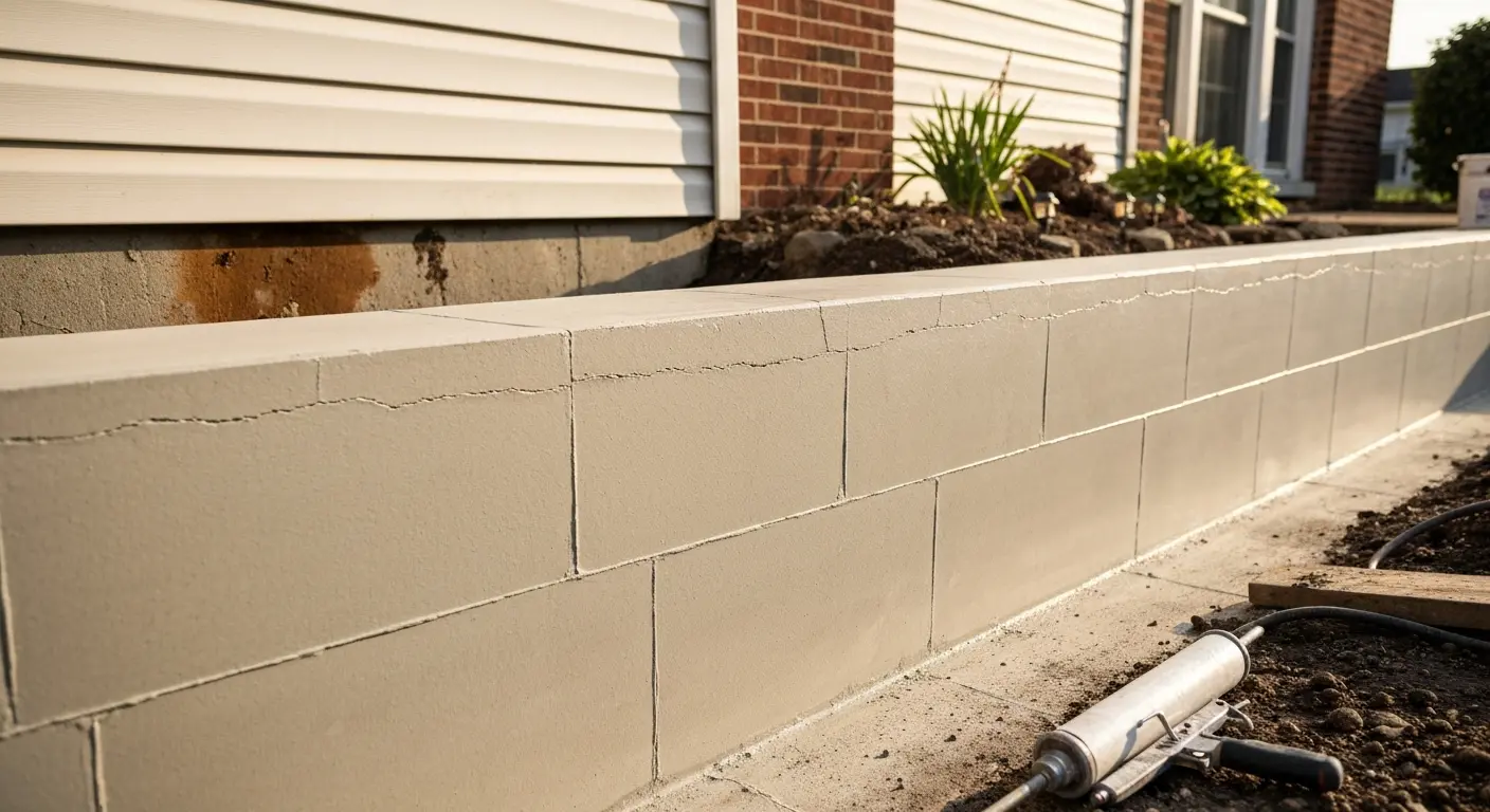 Concrete crack repair