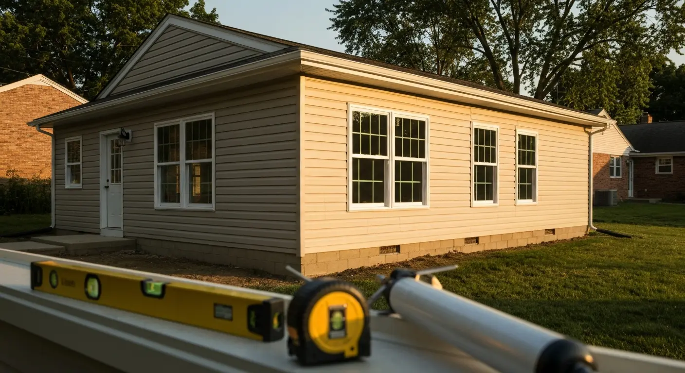 Single-story room addition