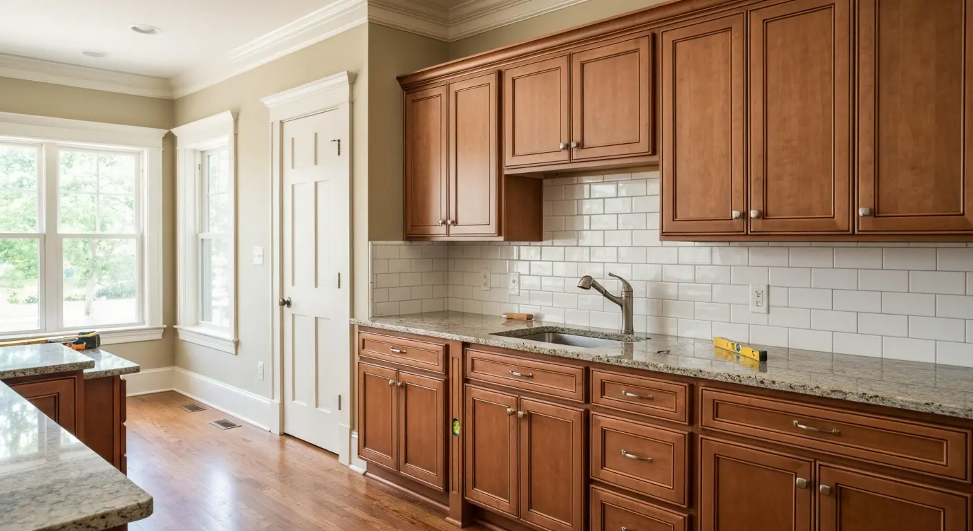 Kitchen cabinet installation