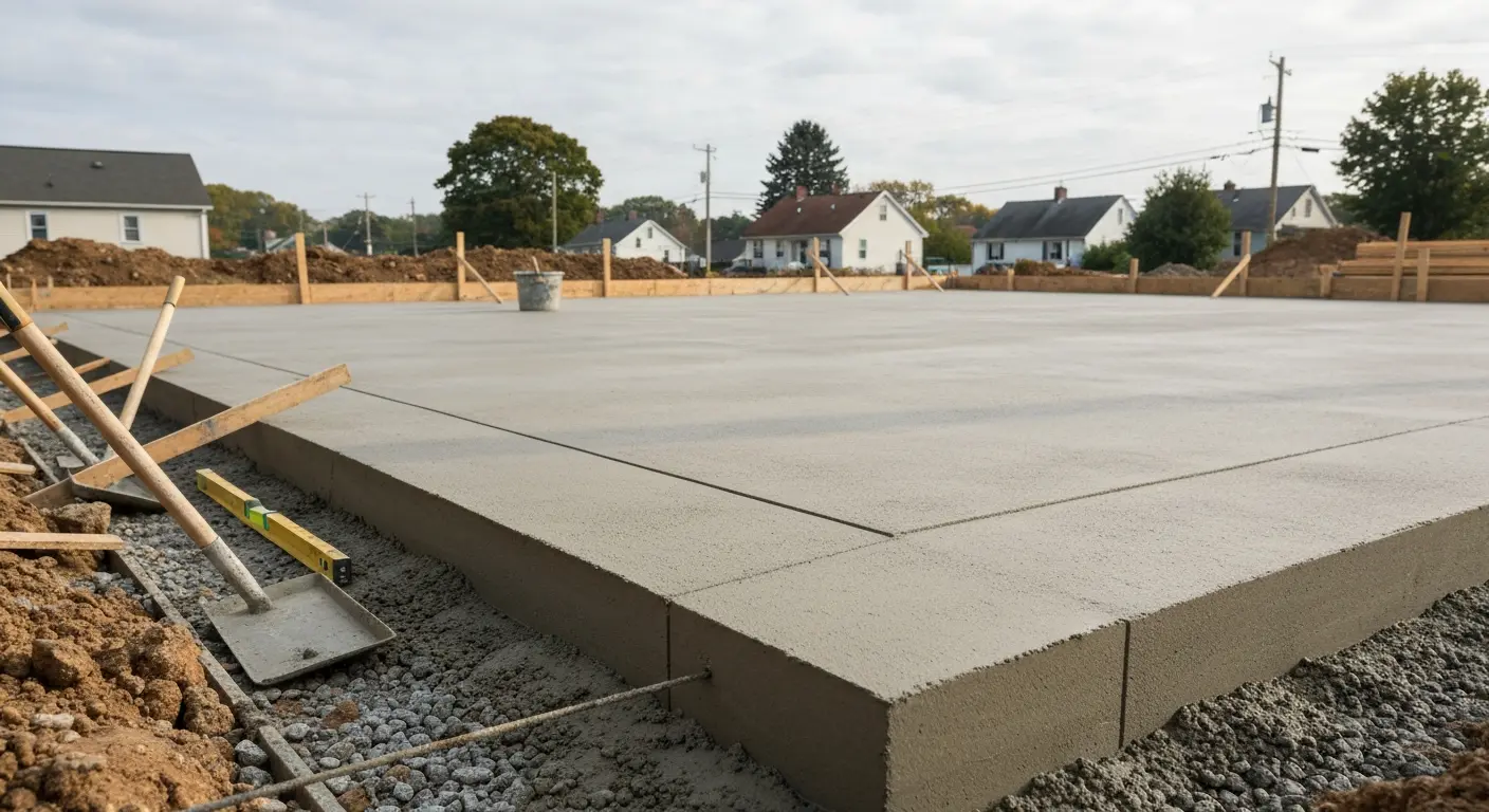 Residential foundation construction
