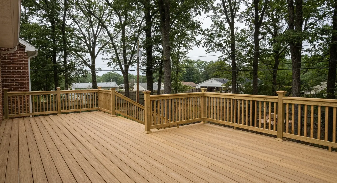 Outdoor deck design in Red Lion