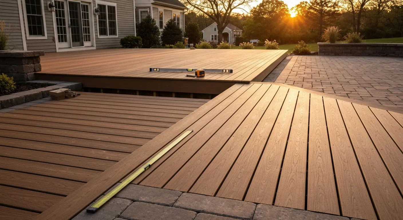Outdoor living space construction