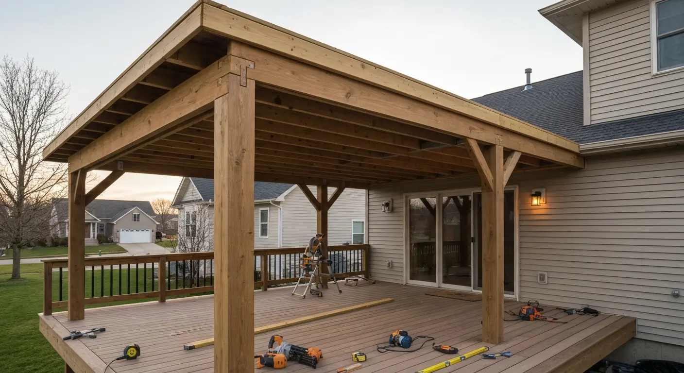 Covered deck project