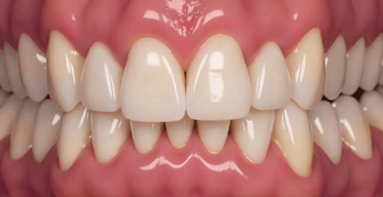 Overbite corrected by Invisalign