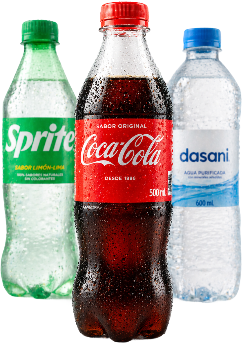 Coca Cola, Sprite o Agua