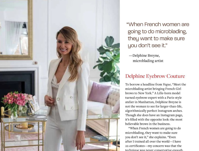 Delphine featured in Organic Spa Magazine