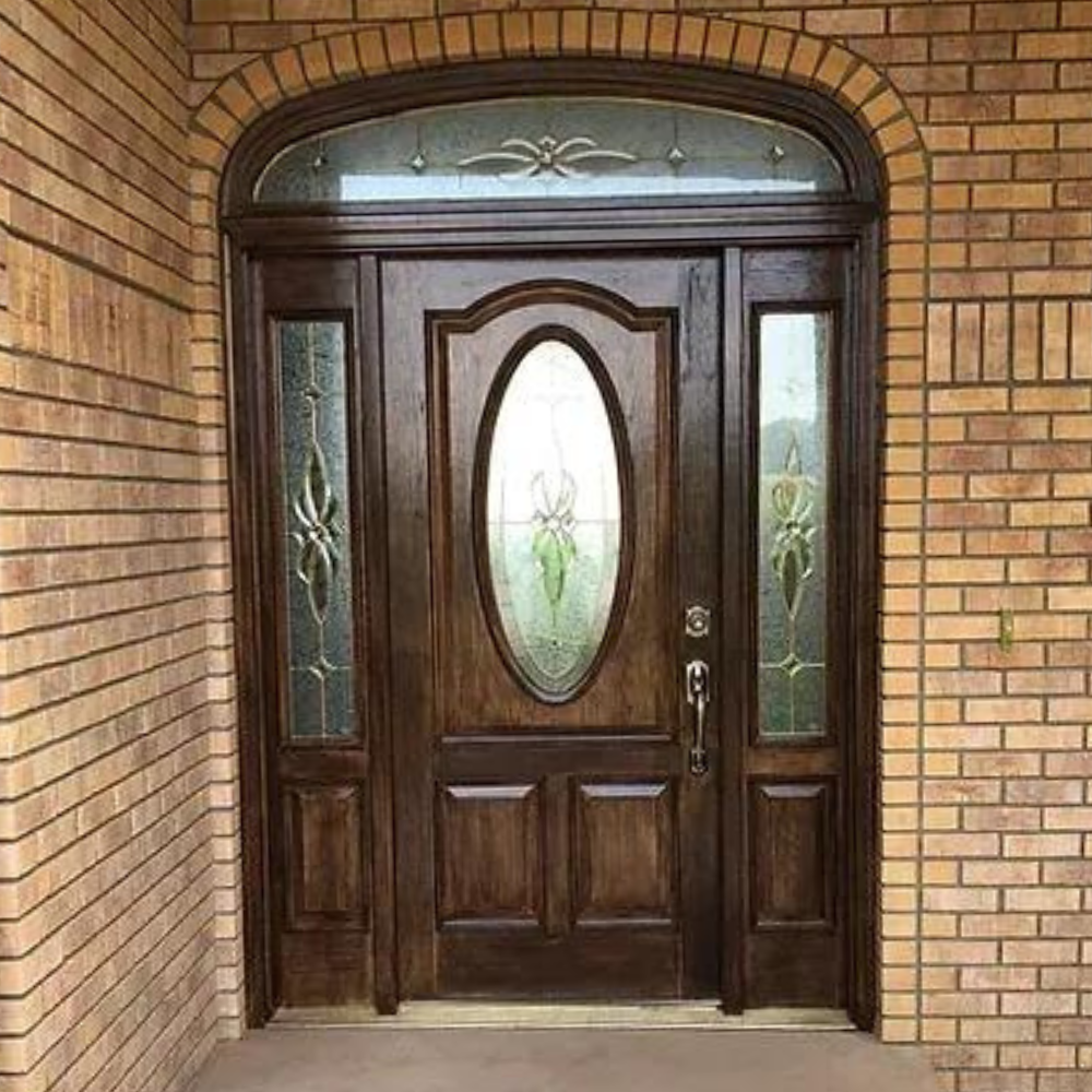 beautiful stained front door