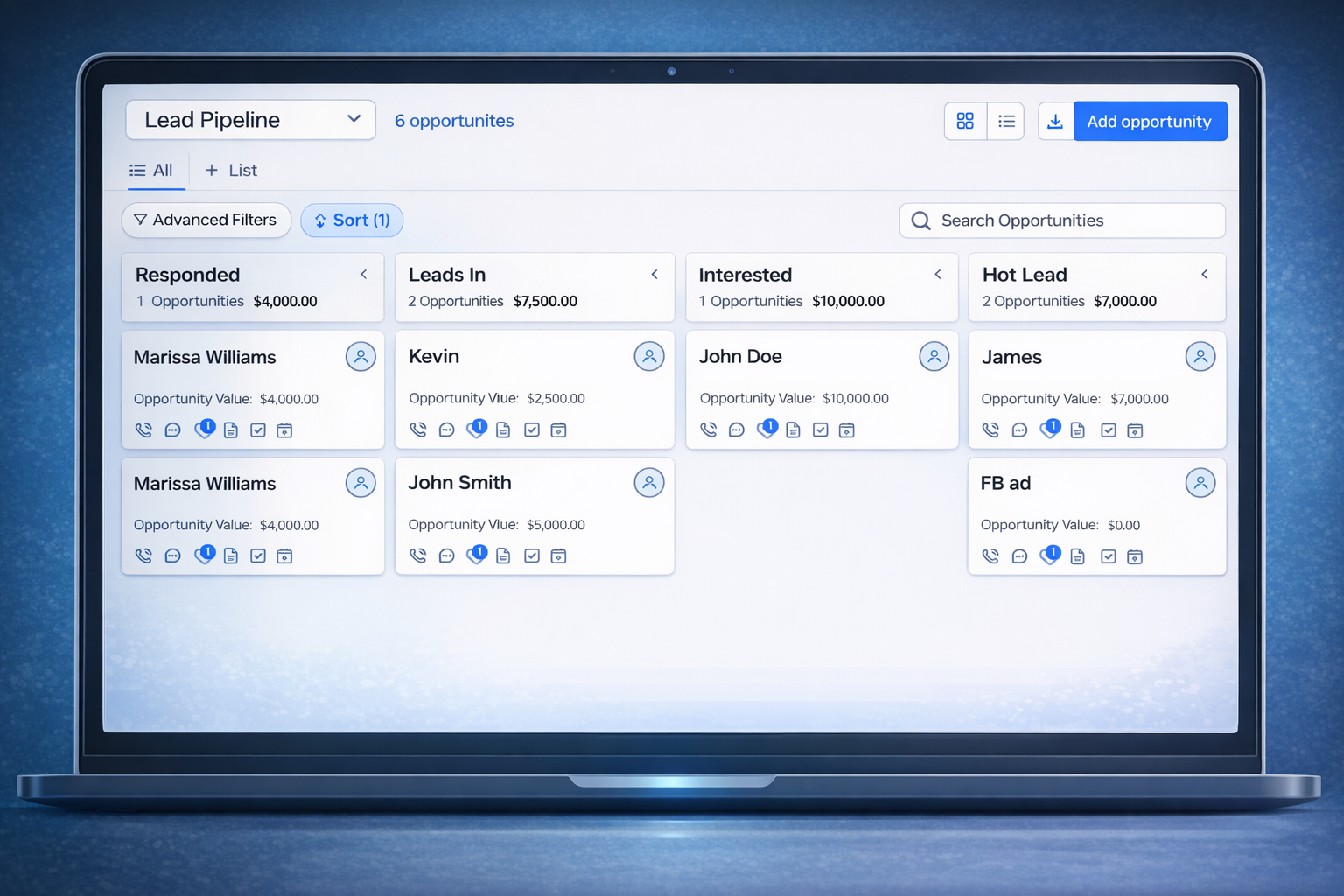 CRM and pipeline tools