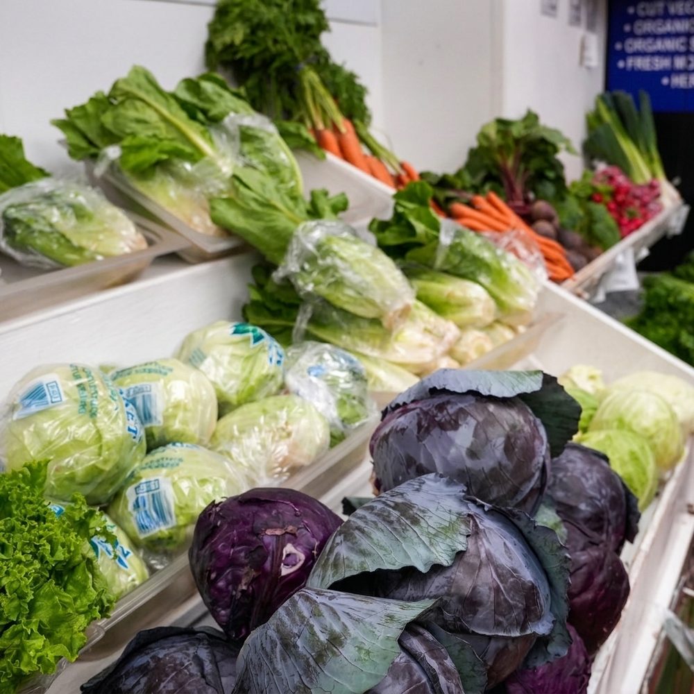 Lettuce, cabbage and greens