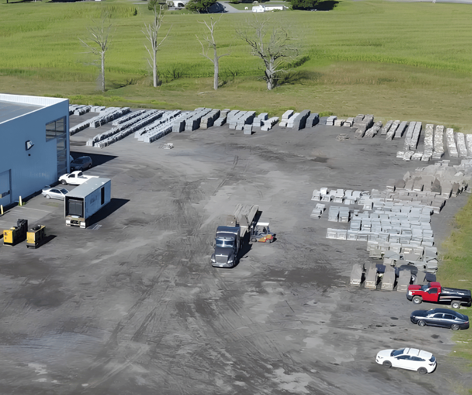 Tradestone yard in Montgomery, NY