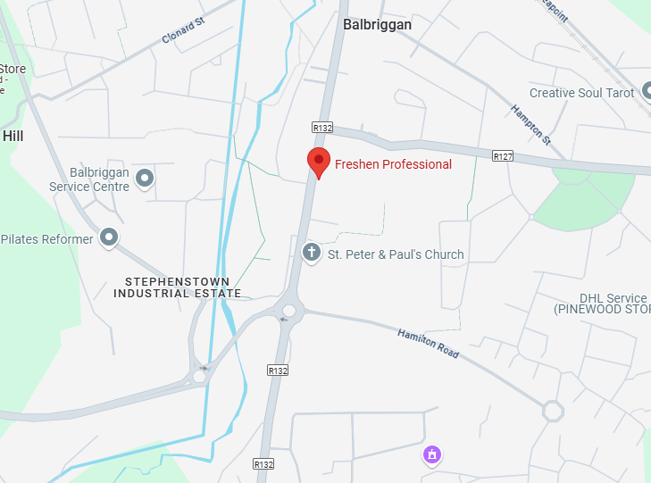 Freshen Professional location on Dublin Street, Balbriggan on google maps