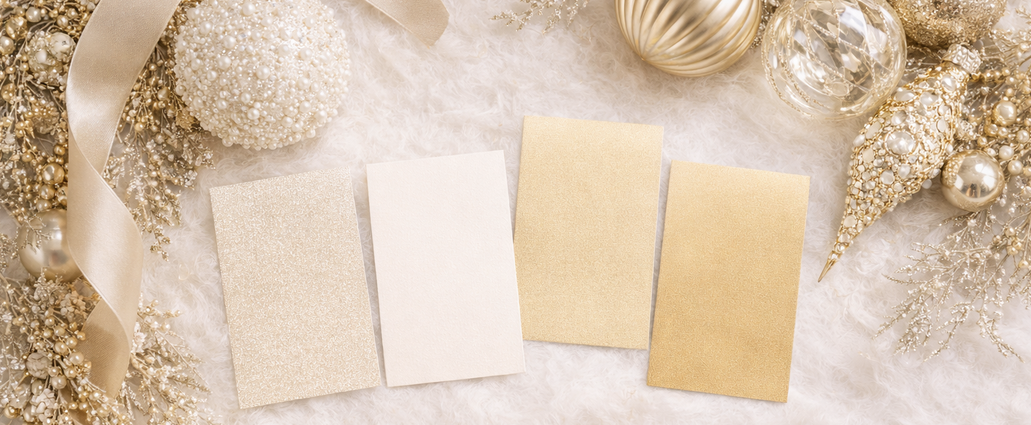 gold paint swatches for christmas decorating