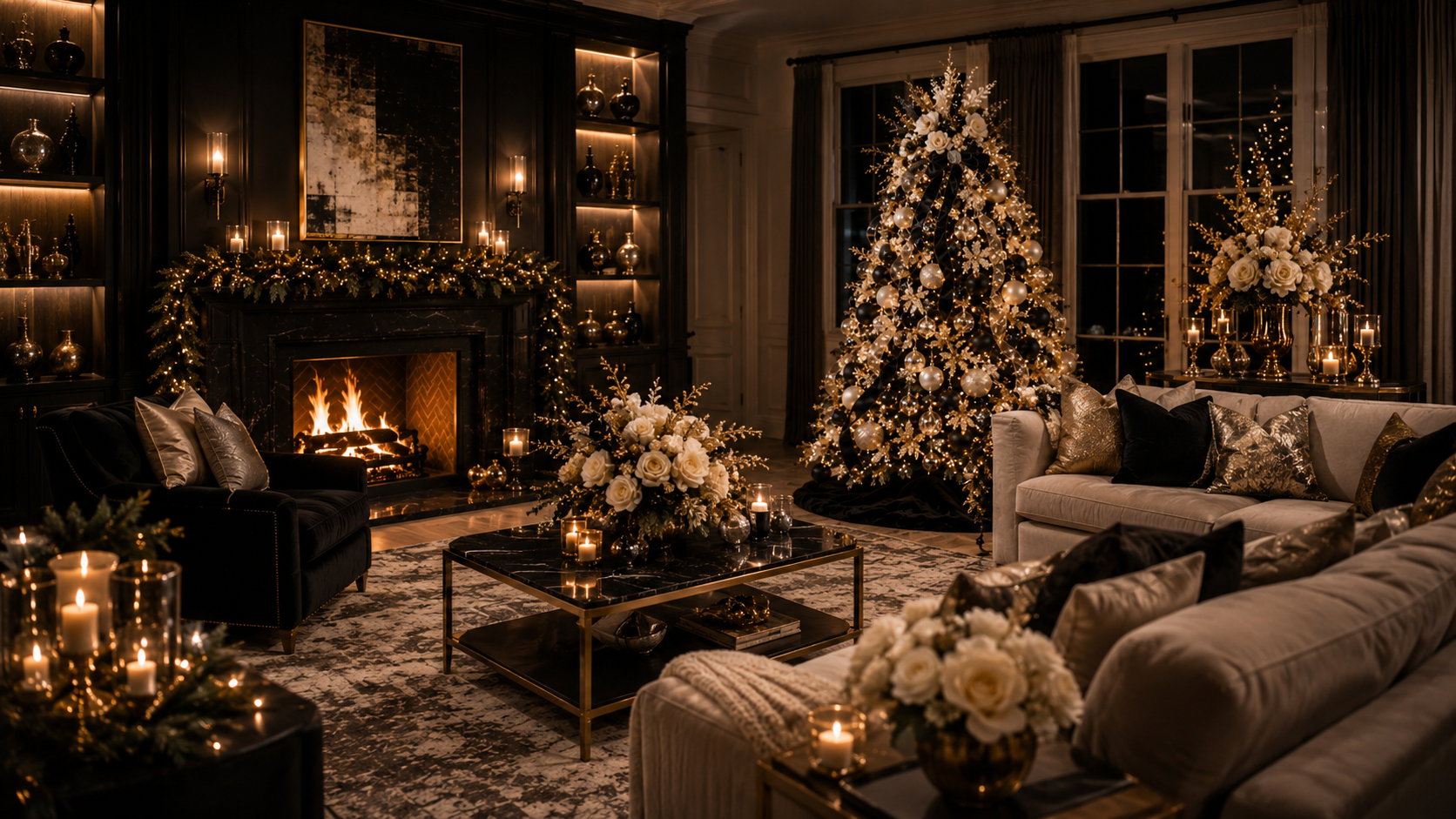 White Gold Christmas Tree