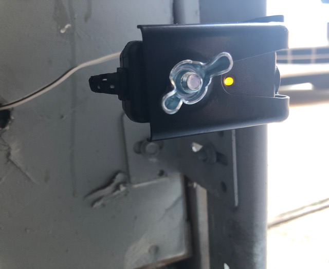 Garage door photo-eye safety sensor replacement