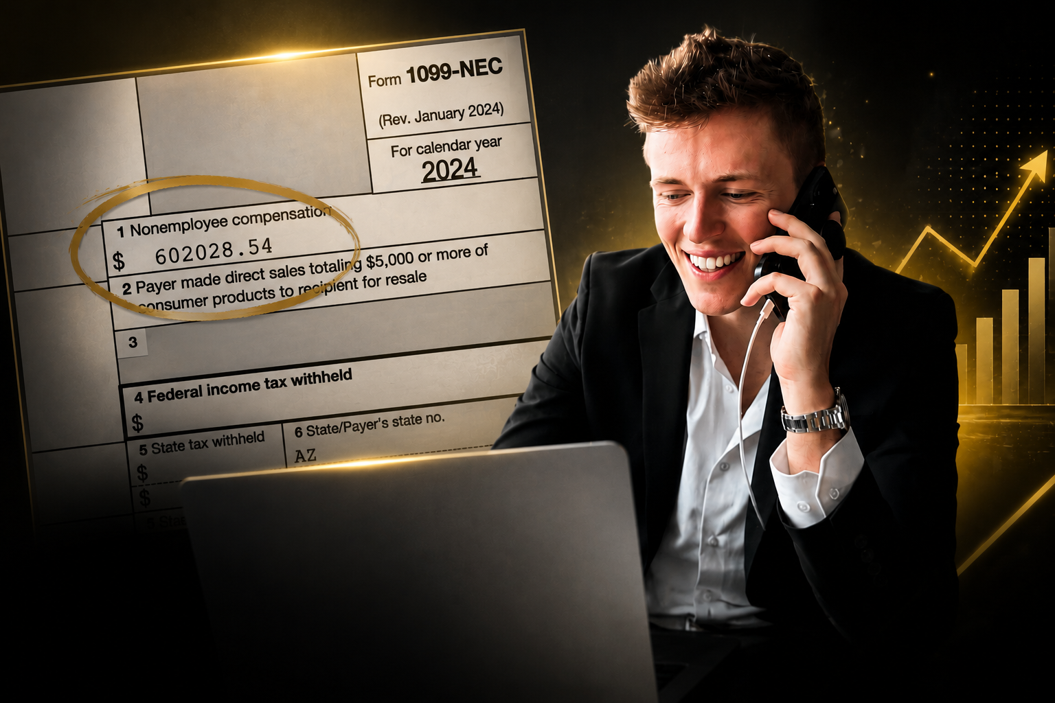 Brendan Whiting 1099 - $602,028