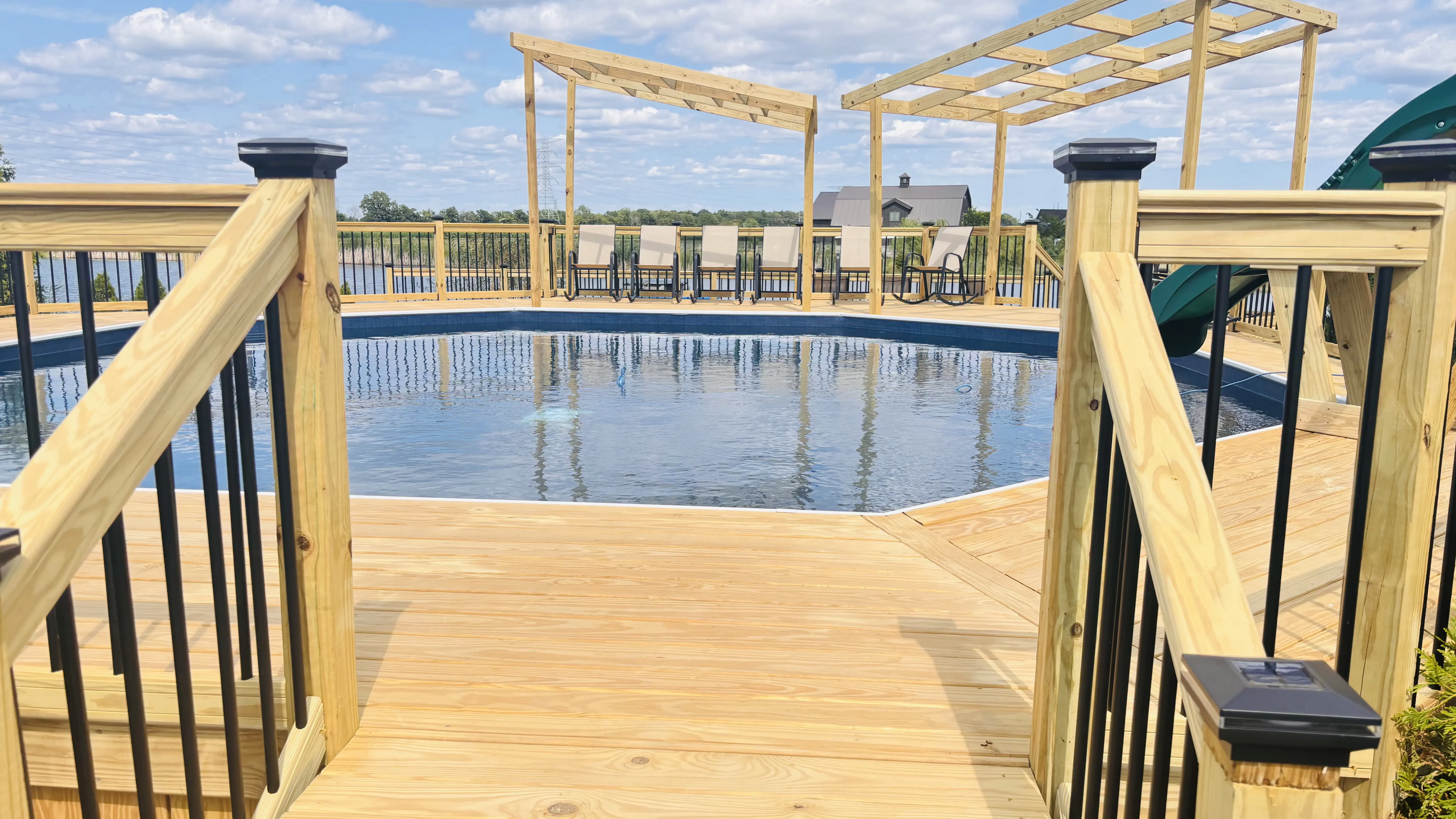 Beautiful backyard pool and spa project