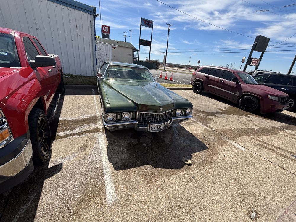 Dent and ding removal at I-35 Auto Painting & Collision Center, Lancaster, TX