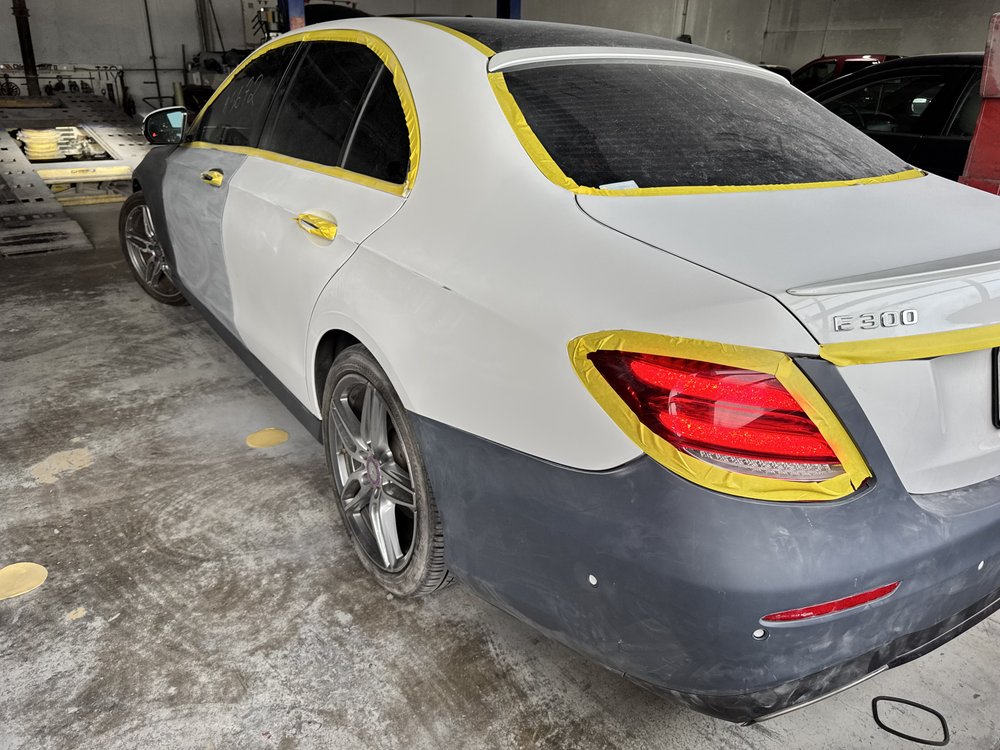 Restored vehicle after collision repair at I-35 Auto Painting & Collision Center, Lancaster, TX