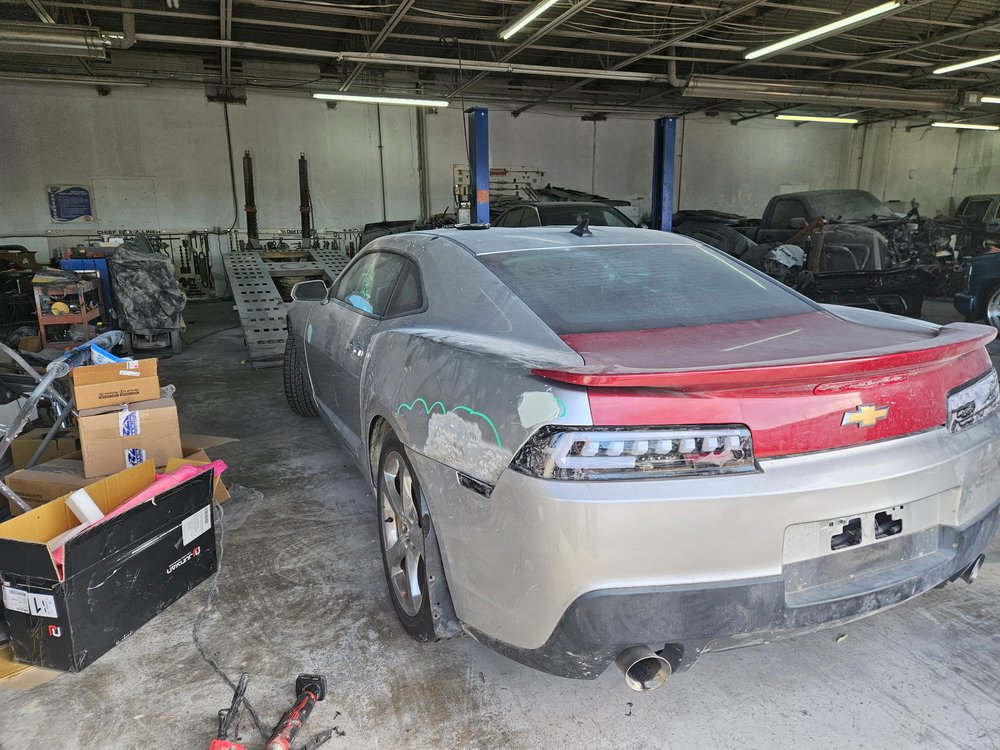 Finished auto body paint job at I-35 Auto Painting & Collision Center, Lancaster, TX
