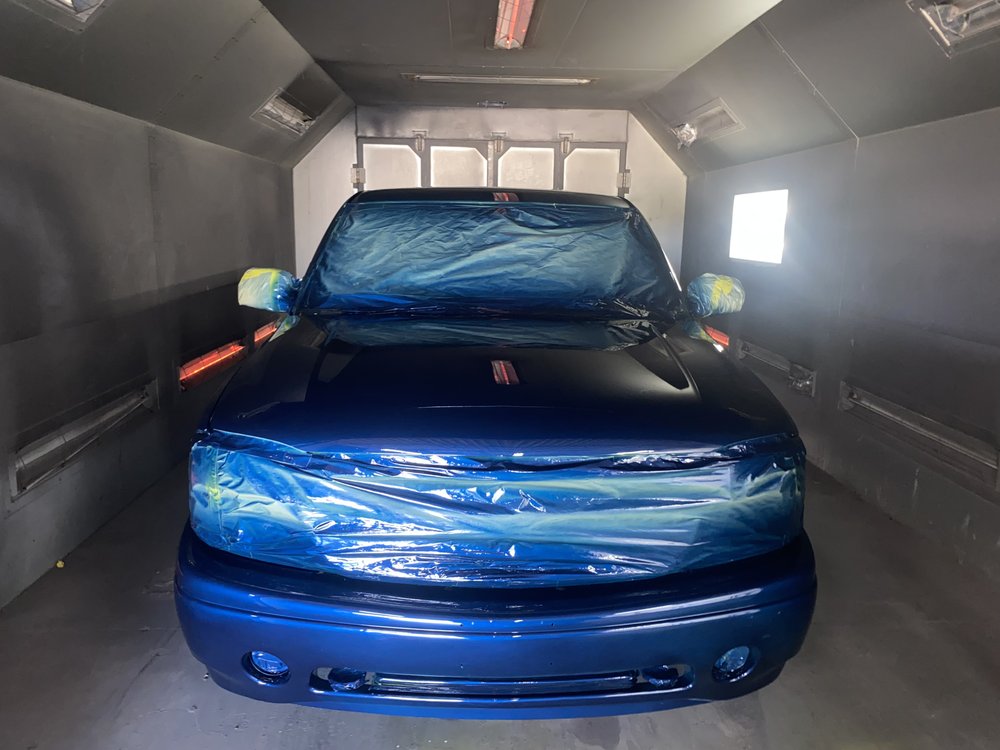 Color-matched paint work at I-35 Auto Painting & Collision Center, Lancaster, TX