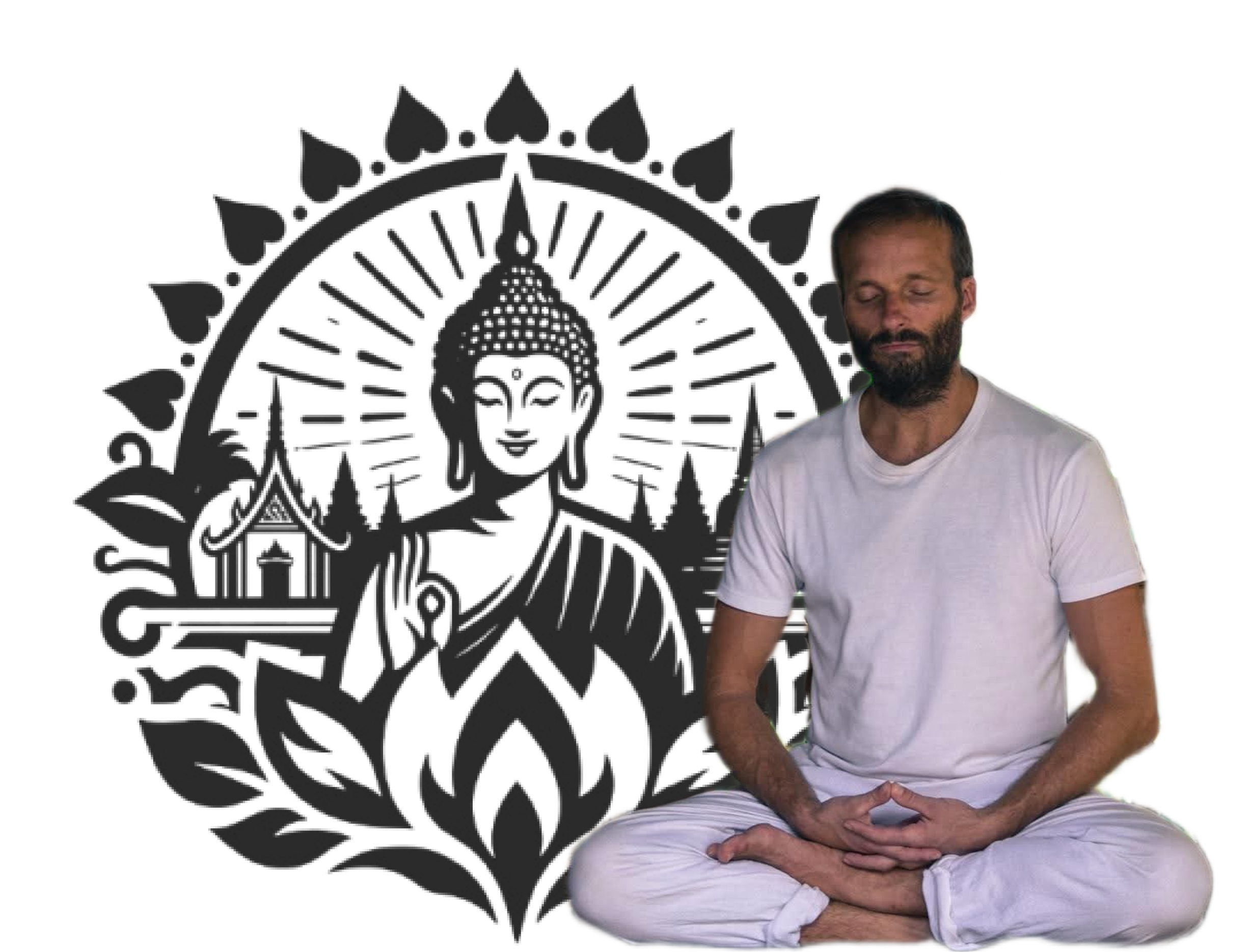 Kristian meditating