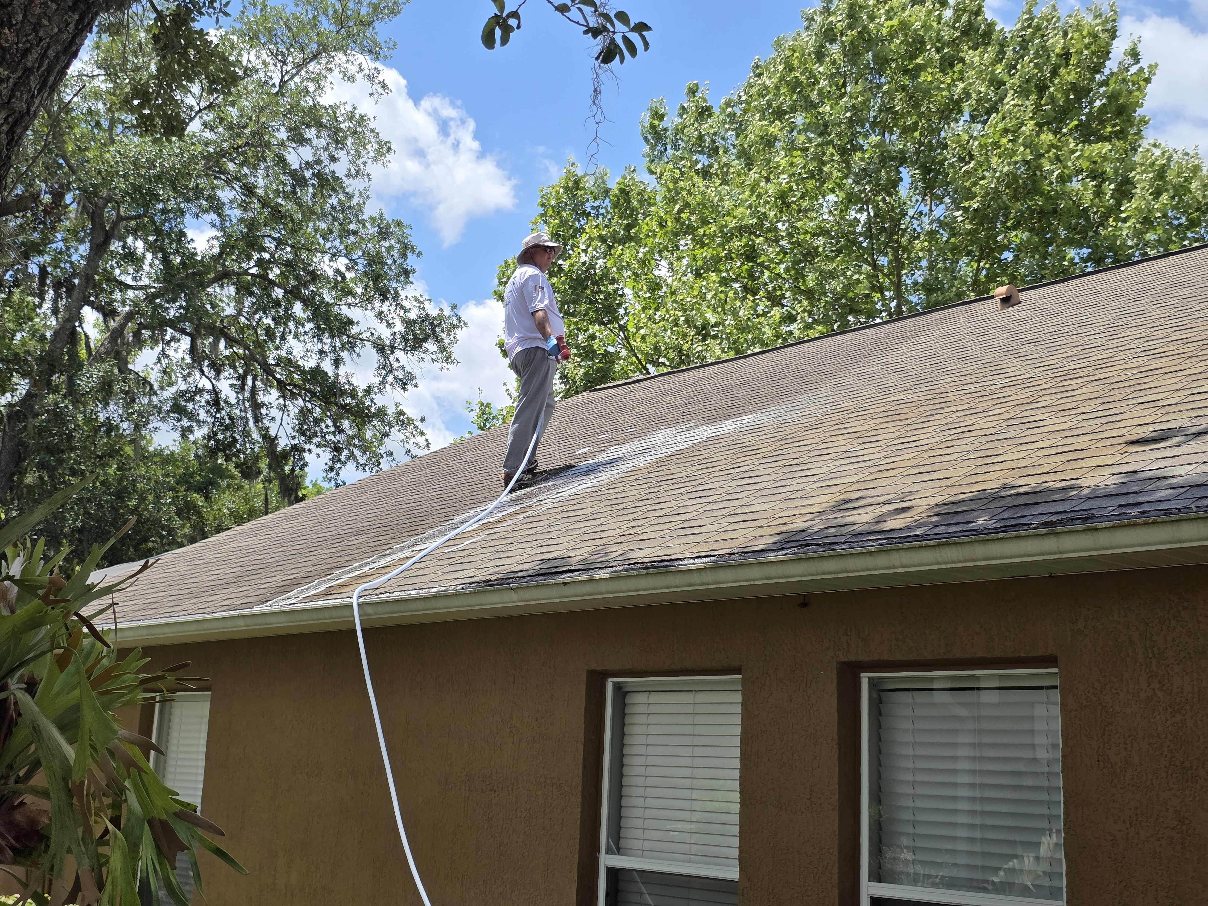 Roof Washing – Spanish Tile Volusia County Florida