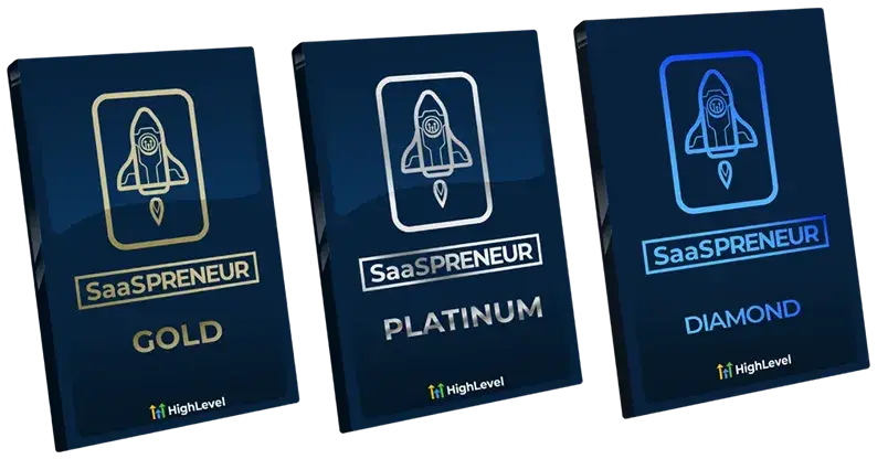 HighLevel SaaSpreneur Gold, Platinum & Diamond Awards