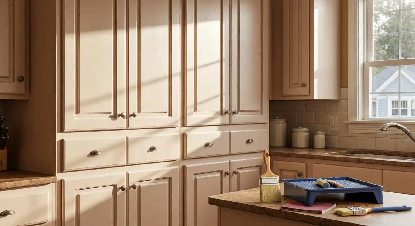 Kitchen cabinet painting