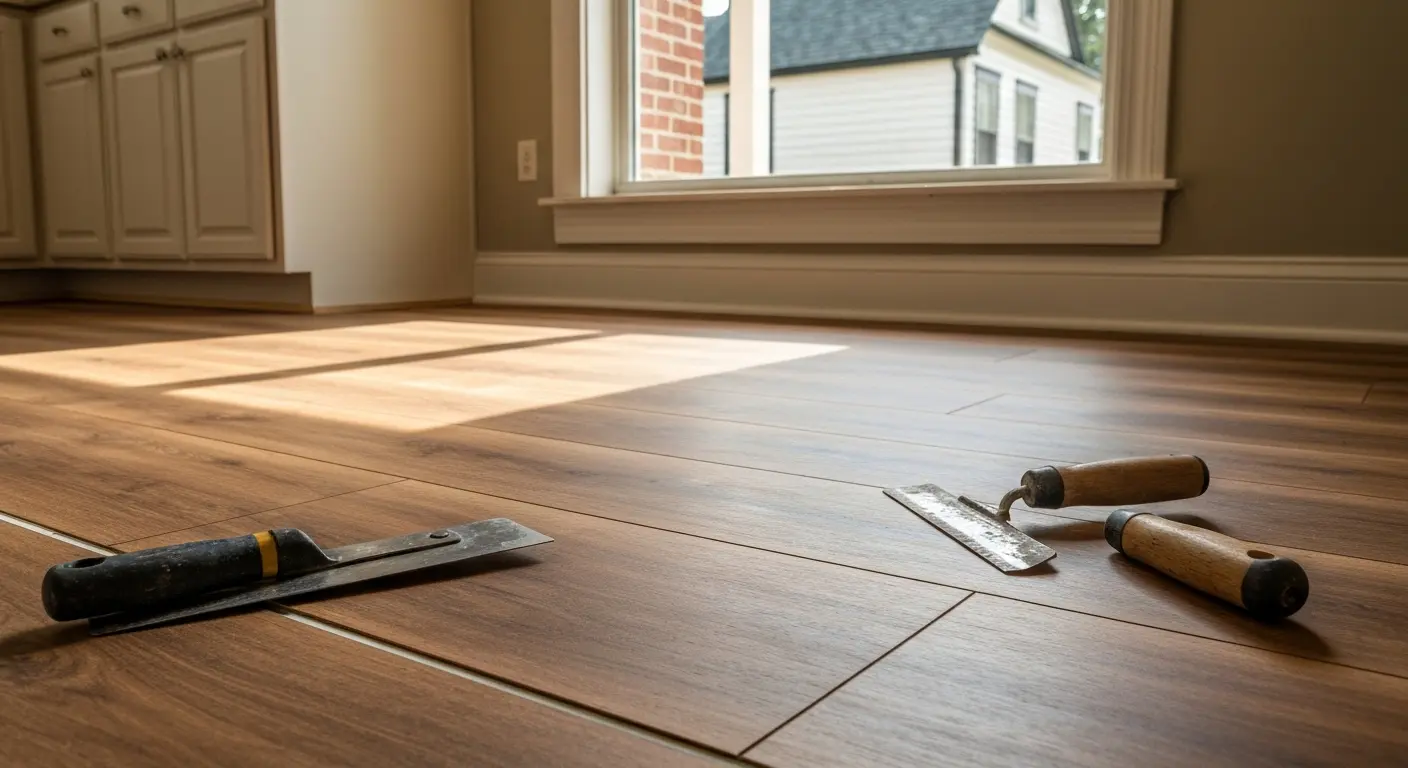 Vinyl plank kitchen flooring