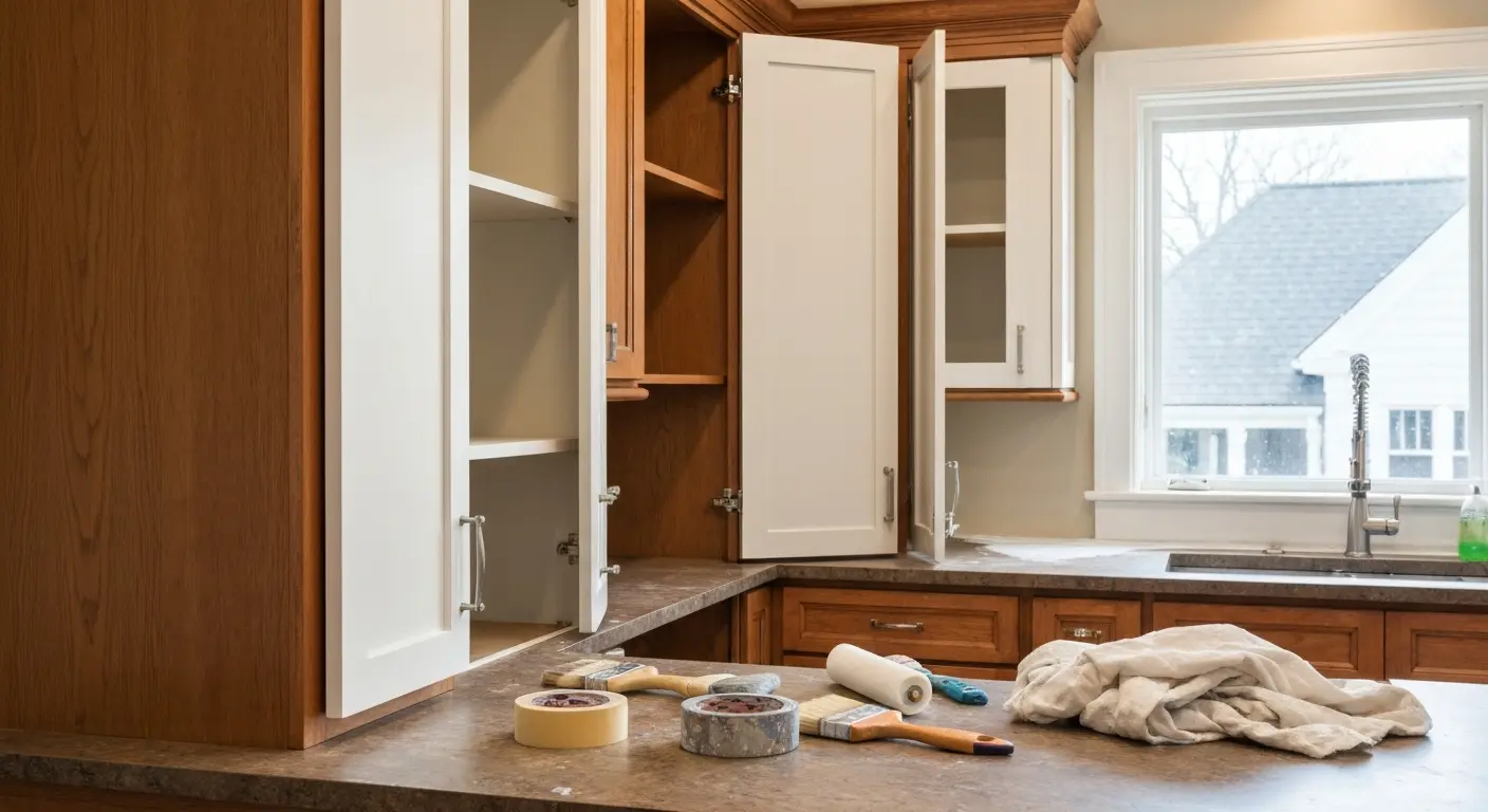 Cabinet painting project