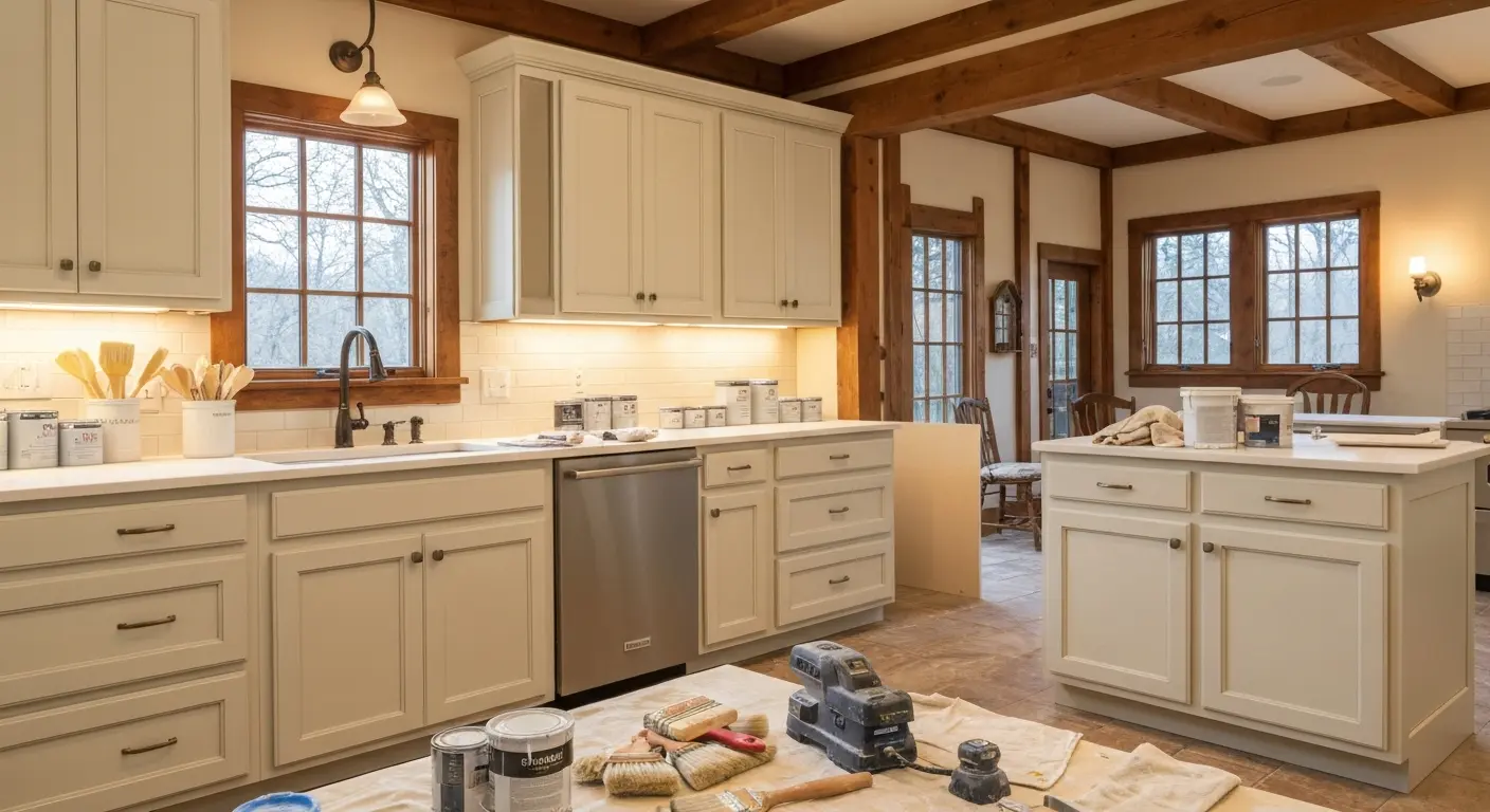 Cabinet painting project