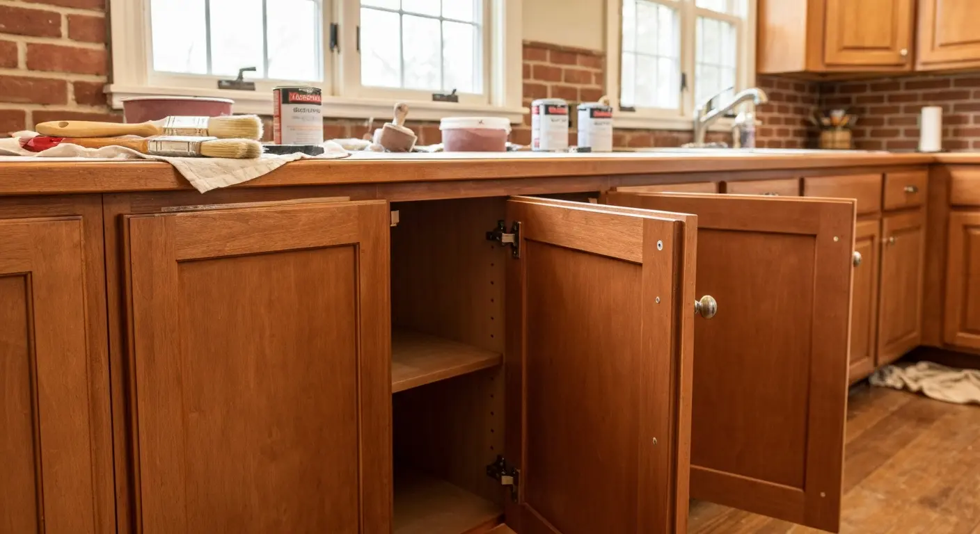 Kitchen cabinet painting