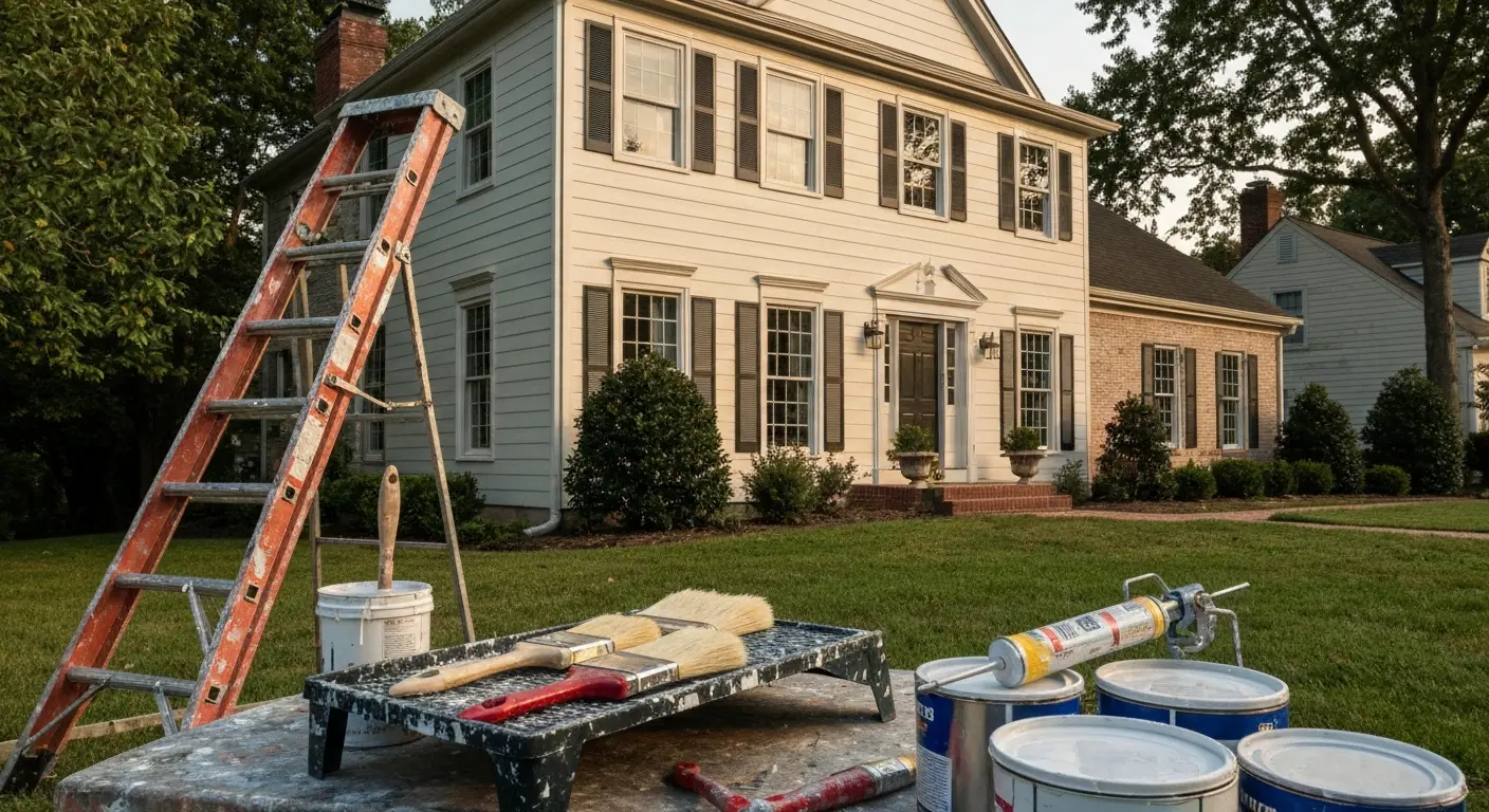 Exterior house painting