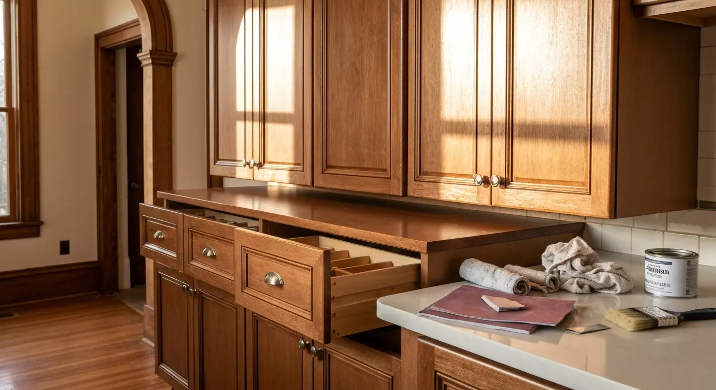 Kitchen cabinet refinishing