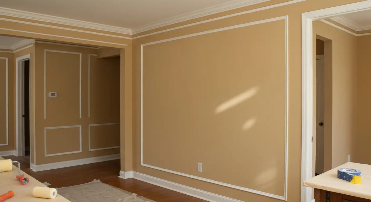 Interior painting service in Fishersville living room